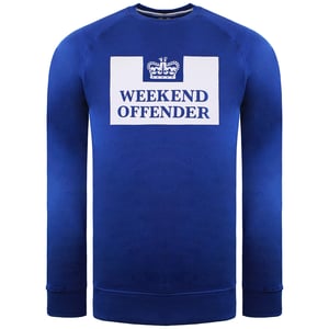 Weekend Offender Skylar Herren-Yale-Blau-Pullover