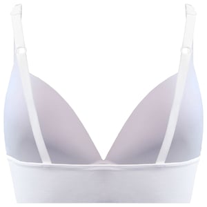 Adidas Slim Fit Damen Weißer Dreiecks-Bra