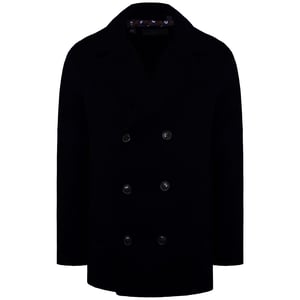 Ben Sherman Unifarben Herren Dunkelblauer Mantel