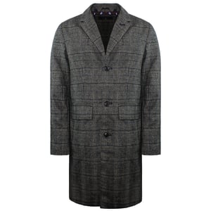 Ben Sherman Kariertes Herrenbraunes Jacket