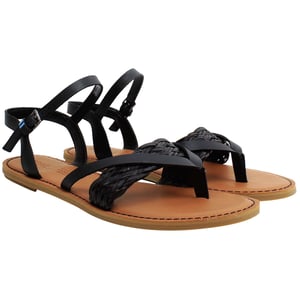 Toms Lexie Damen schwarze Sandalen