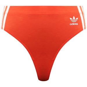 Adidas 2er-Pack Damen Orange/Schwarz Breiter Seitenstring
