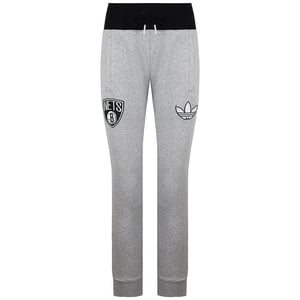 Adidas Brooklyn Nets Damen Graue Trainingshose