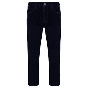 Emporio Armani Slim Fit Herren Samt-Hosen