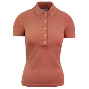 Lacoste Slim Fit Damen Pfirsich Poloshirt