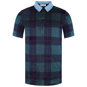 Lacoste Karierter Herren Polo-Shirt in Grün