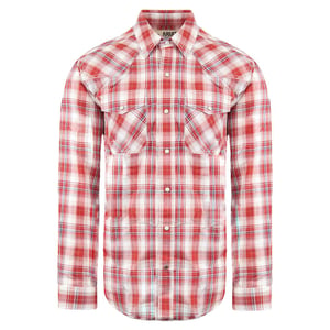 Ariat Alameda Retro Druckknopf Herrenrothemd