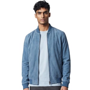 Herren Blue Goat Suede MA-1 Bomberjacke – Antalya