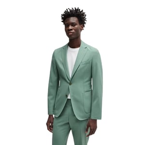 Boss - Blazer für Herren, Hals Kerbe (Grün)
