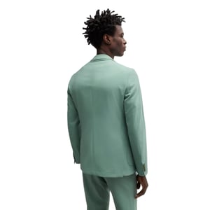 Boss - Blazer für Herren, Hals Kerbe (Grün)