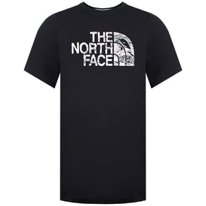 The North Face Woodcut Dome Herren Schwarz T-Shirt