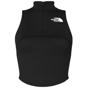 The North Face Rib Panel Zip Damen Schwarz Top