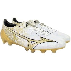 Mizuno Alpha Japan Herren Fußballschuhe Weiß/Gold