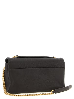 PINKO Braune Lammleder Schultertasche
