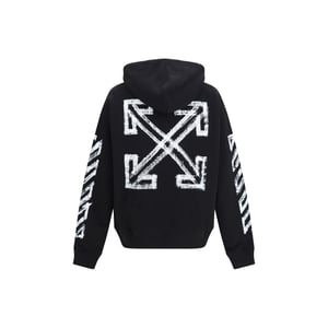 Off-White Schwarzes Baumwoll-Sweatshirt