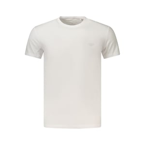 Guess Jeans Weißes Baumwoll-Herren-T-Shirt