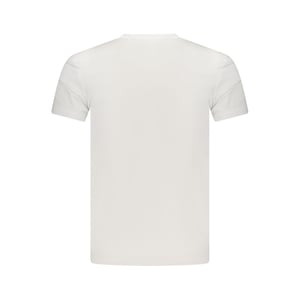 Guess Jeans Weißes Baumwoll-Herren-T-Shirt