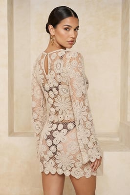 Kurzes, flaches A-Linien-Strandkleid für Damen
