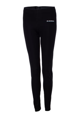 Jil Sander Logo Leggings in Schwarz