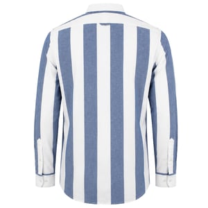 Nautica Inwood Herren Blau/Weißes Hemd