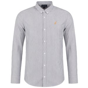 Nautica Hage Herren Schwarz/Weiß Hemd