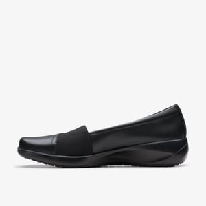 Kaetlyn Rhea schwarze Lederschuhe