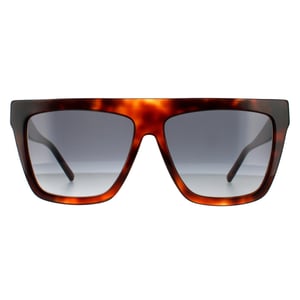 Hugo Boss Square Womens Havanna Dunkelgrau Gradient Sonnenbrille
