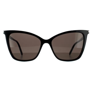 Saint Laurent Cat Eye Damen Schwarz Grau Sonnenbrille