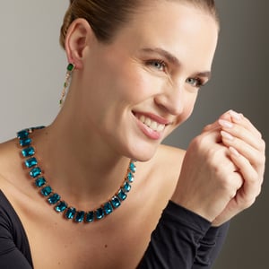 Luxenter Ankek-Halskette aus 18k Gelbgold