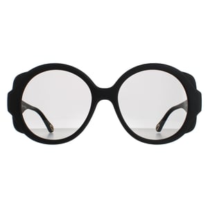 Chloe Round Womens Matt Schwarz Grau CH0120S