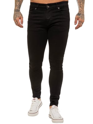 Enzo Herren Skinny Super Stretch Denim Jeans
