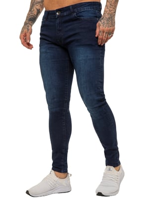 Enzo Herren Skinny Super Stretch Denim Jeans