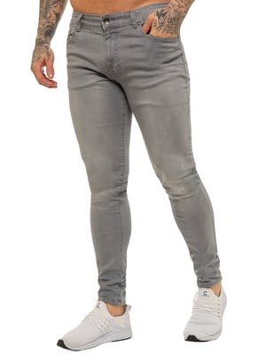 Enzo Herren Skinny Super Stretch Denim Jeans