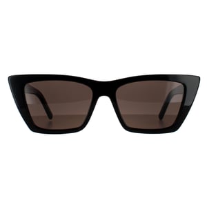 Saint Laurent Katzenaugen Damen Sonnenbrille Schwarz Grau