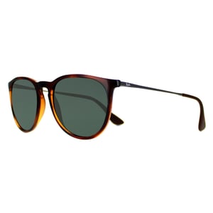 Ray-Ban Sonnenbrille Erika 4171 710/71 Schildpatt & Gunmetal Grün