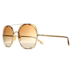 Chloe Aviator Damen Gold Orange Farbverlauf CH0042S