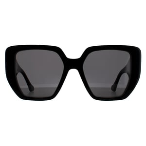 Gucci Square Damen Schwarz Grau Sonnenbrille