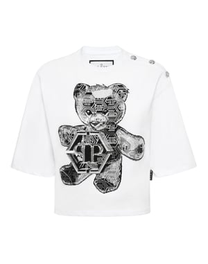 T-Shirt Rundhalsausschnitt Teddy