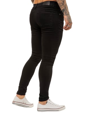 Enzo Herren Skinny Super Stretch Denim Jeans