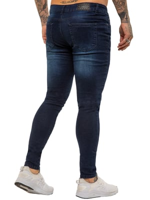 Enzo Herren Skinny Super Stretch Denim Jeans