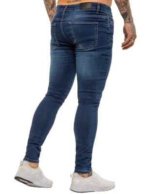 Enzo Herren Skinny Super Stretch Denim Jeans