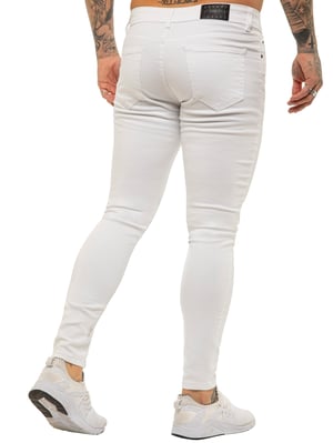 Enzo Herren Skinny Super Stretch Denim Jeans