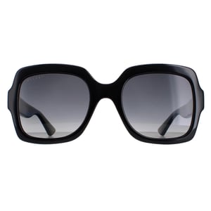 Gucci Square Womens Schwarz Grau Gradient Polarisiert GG1337S