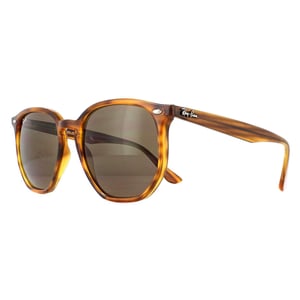 Ray-Ban Sonnenbrille RB4306 820/73 Gestreift Rot Havanna Dunkelbraun