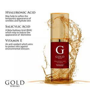 Gold Serums Anti-Aging-Augenserum mit Hyaluronsäure, 15 ml