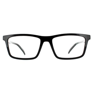 Arnette Rectangle Mens Shiny Black Clear Sonnenbrille