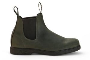 Rossi 607 Booma Moss Chelsea-Stiefel aus olivgrünem Leder
