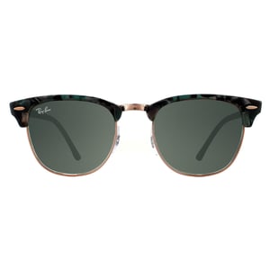 Ray-Ban Sonnenbrille Clubmaster 3016 125571 Spotted Grau Grün Dunkelgrau Gradient