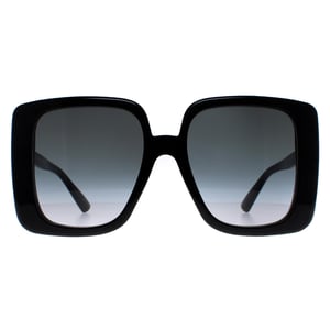 Gucci Quadratische Damen Sonnenbrille Schwarz Grau GG1314S