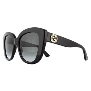 Gucci Cat Eye Frauen Schwarz Grau Gradient Sonnenbrille